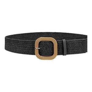 Black Elastic Woven Belt